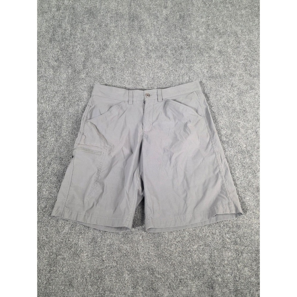 Eddie Bauer Mens Rainier Tech Shorts Gray Size 32‎ Hiking Cargo Stretch Outdoor